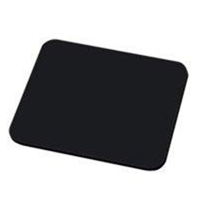 Non-Slip Black Mouse Pad - Small Rubber Base Desktop Mat