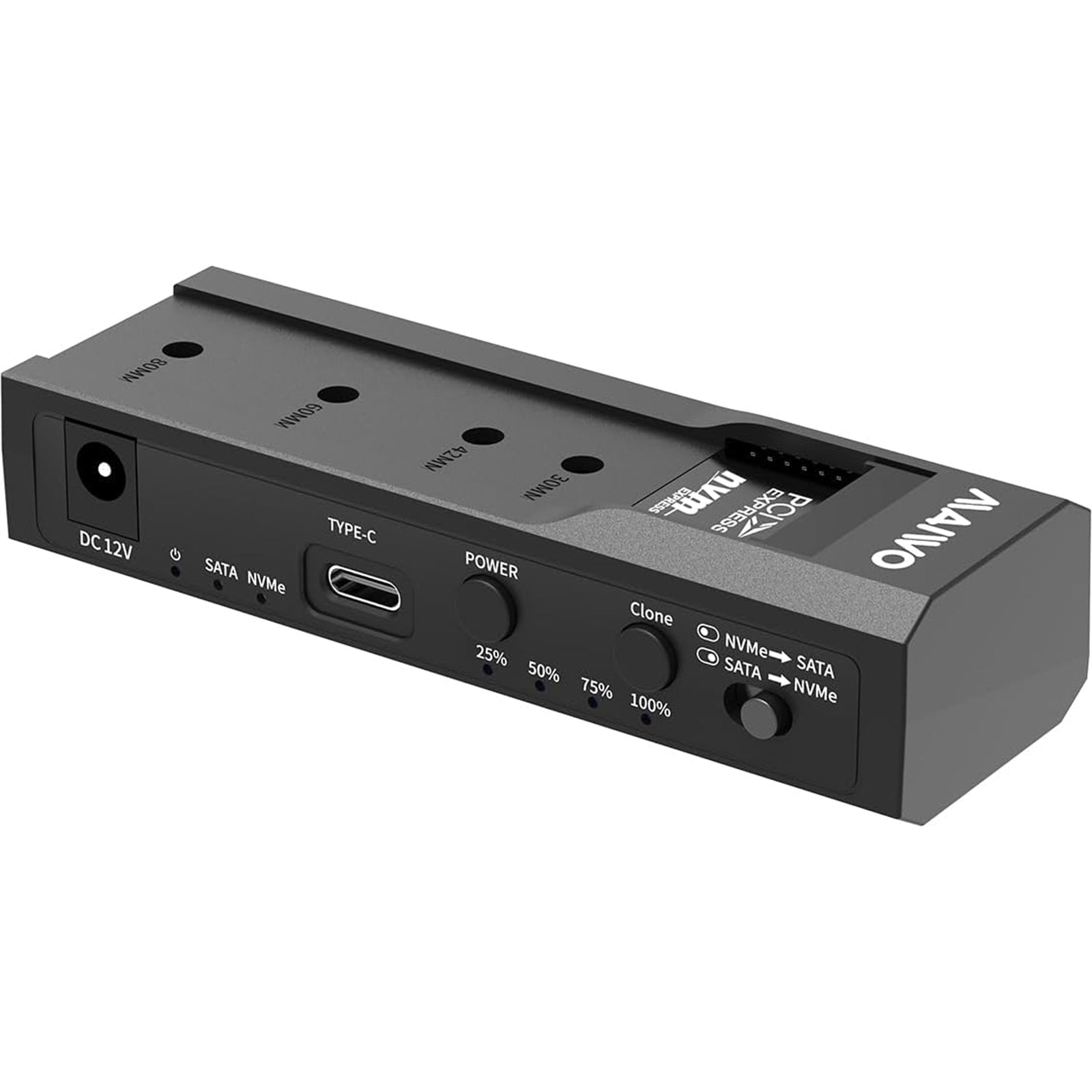 Maiwo K10635N USB-C Dual Bay NVMe/SATA Docking Station 10Gbps