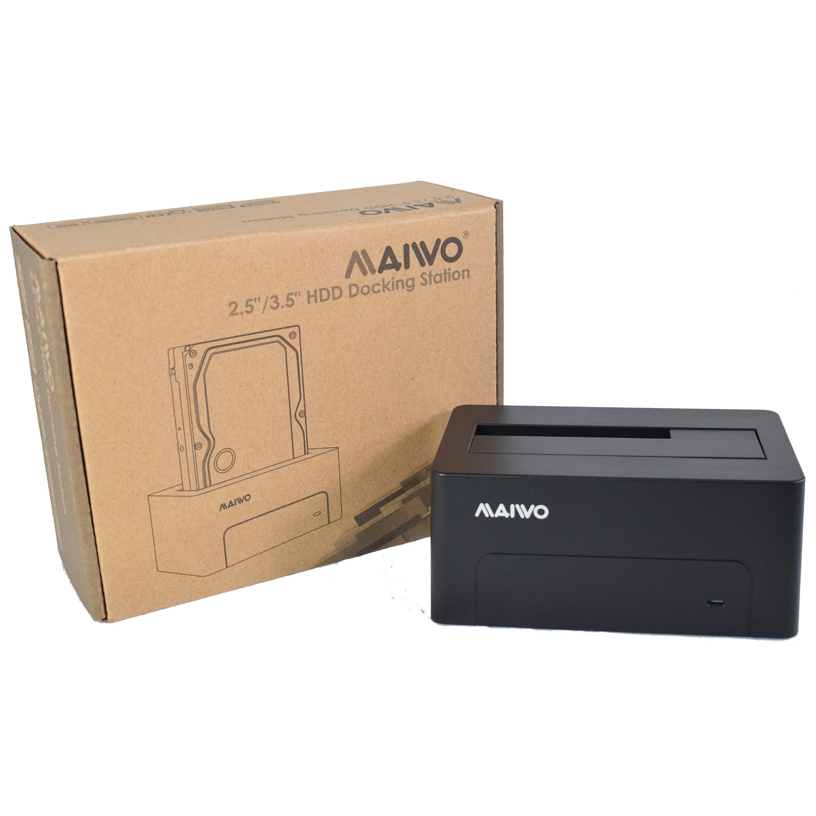 Maiwo USB 3.0 SATA Hard Drive Docking Station 2.5/3.5 Inch HDD SSD