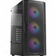 ANTEC AX20 Mid Tower Gaming Case - Black Steel ATX with RGB Fans