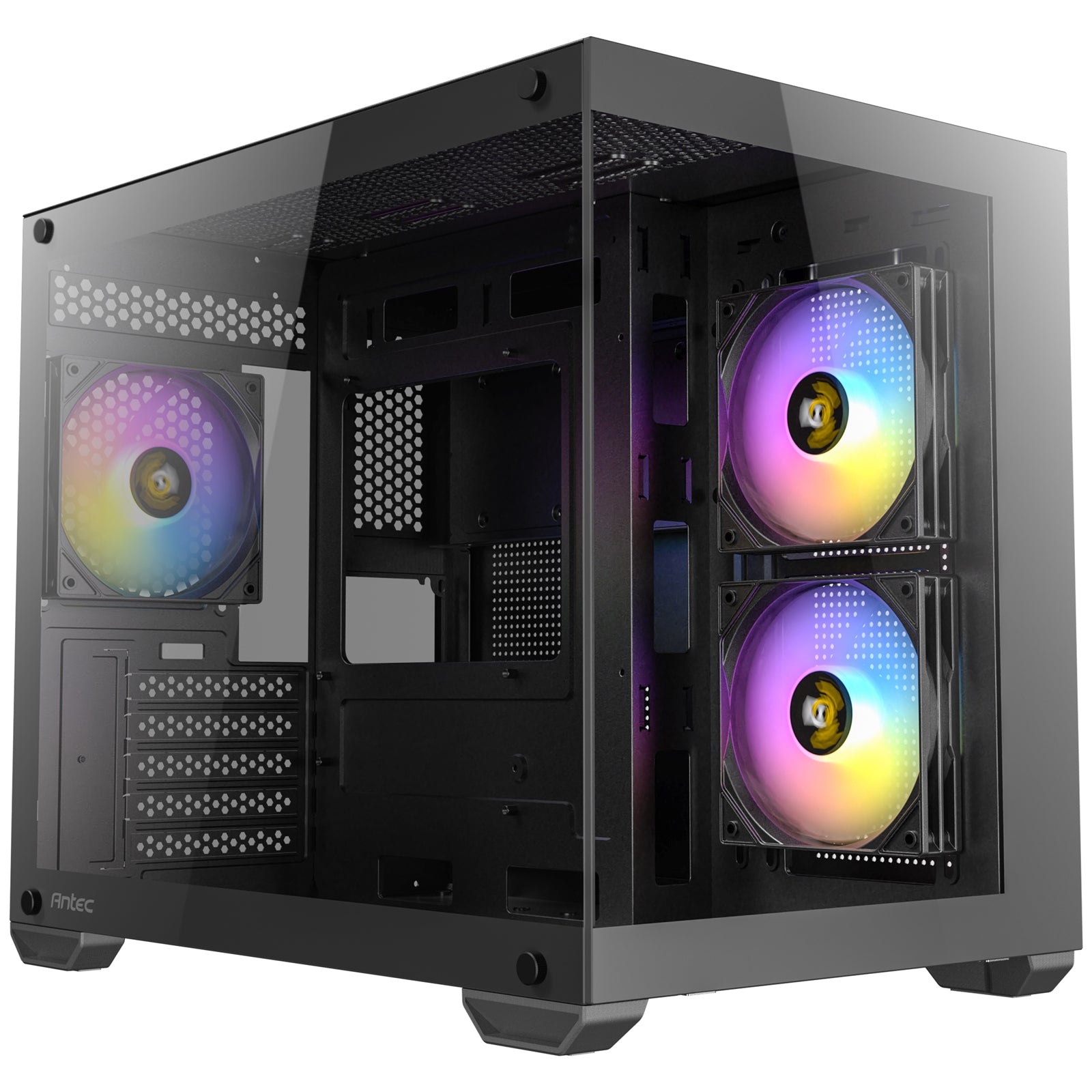 Antec CX600M ARGB Mini-Tower Case - 270° Tempered Glass, Micro-ATX