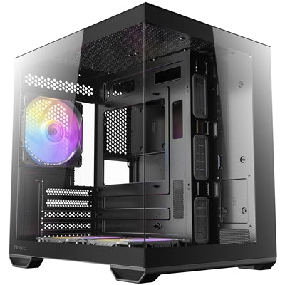 Antec CX60M ARGB Mini Tower Case - Tempered Glass Micro ATX Black