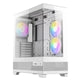 ANTEC CX700 White Mid Tower Case - 270° Tempered Glass ARGB 6 Fans
