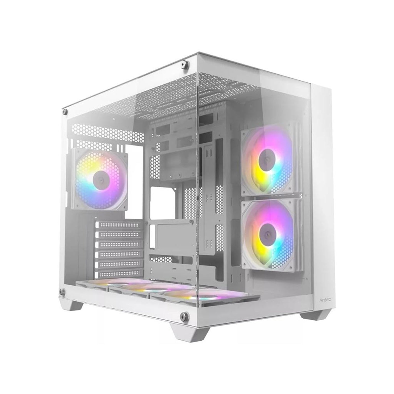 ANTEC CX800 White Mid Tower Gaming Case - 270° Tempered Glass ARGB