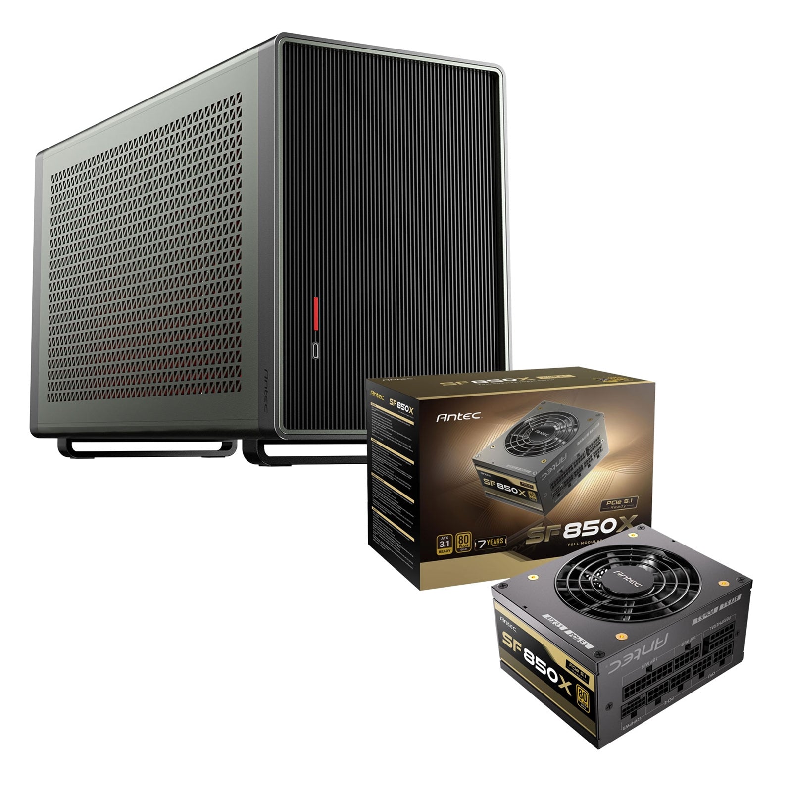 Antec Performance 1M Mini Tower + SF850X 850W SFX PSU Bundle