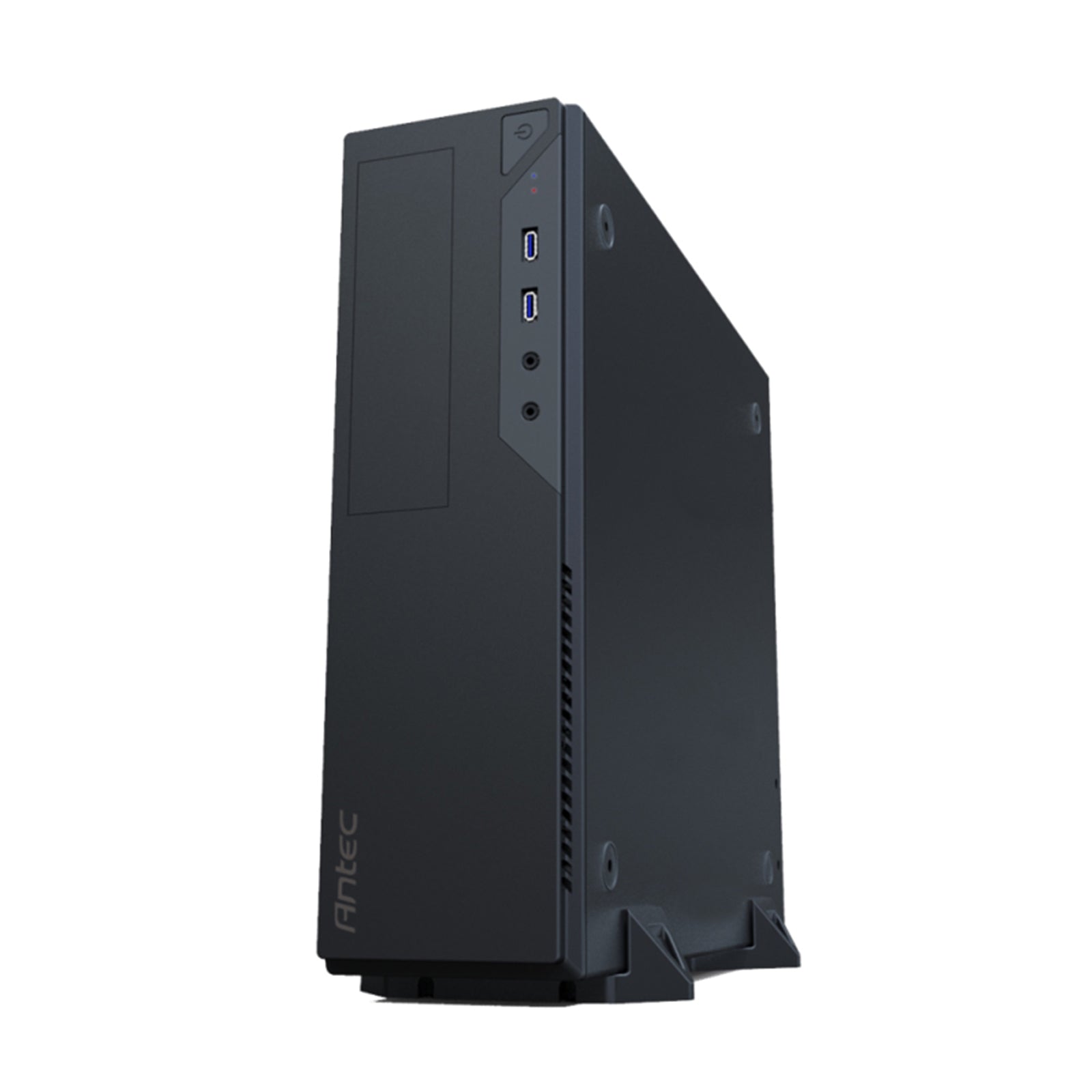 ANTEC VSK2000-U3 Slim Micro ATX Case - Tool-Less SECC Metal Black