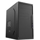 CiT Work Micro-ATX Steel Case - USB 3.0, 120mm Fan, Black