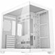 DeepCool CG530 White Dual-Chamber ATX Case - Tempered Glass