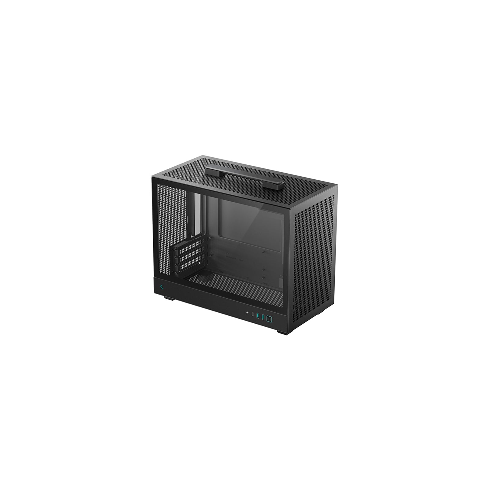 DeepCool CH160 PLUS Mesh Micro-ATX Mini Tower Case - Black