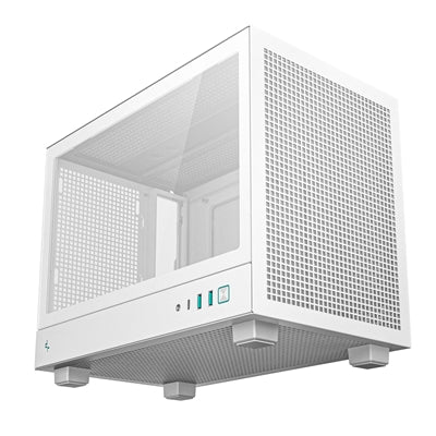 DeepCool CH160 White Mini-ITX Case - Mesh Airflow USB-C Tower