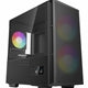 DeepCool CH360 Digital Mid Tower Case - Black Hybrid Glass, 360mm AIO
