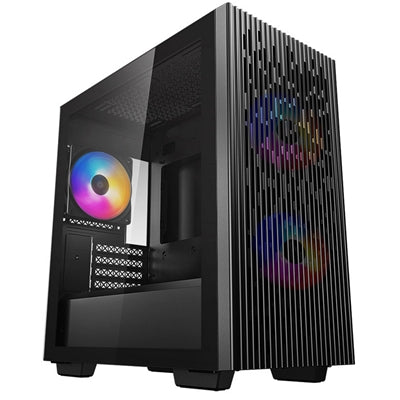DeepCool MATREXX 40 3FS Micro ATX Case - Tempered Glass, RGB Fans