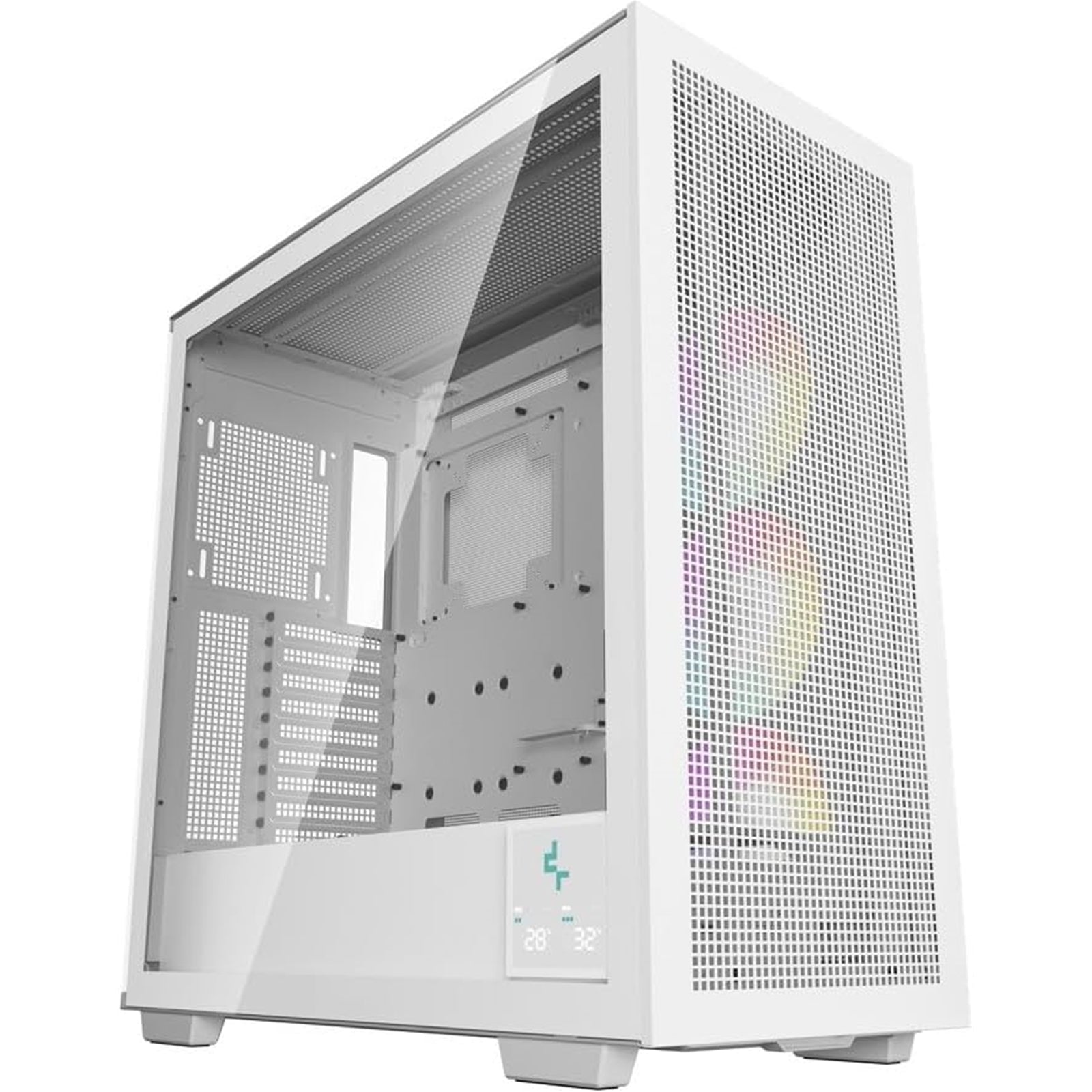 DeepCool Morpheus White Full Tower Case - E-ATX, Dual Chamber, 420mm