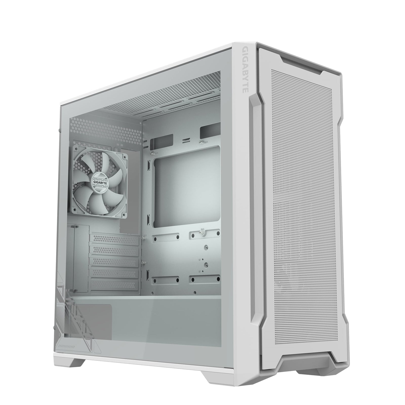 Gigabyte C102 GLASS ICE White Mid-Tower Case - Tempered Glass