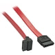 Lindy 0.7m Shielded SATA Cable 7-Pin to 90° Angled - Red