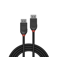 LINDY Black Line DisplayPort 1.2 Cable 1.5m - 4K 60Hz Triple Shielded