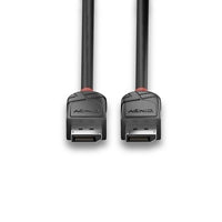 LINDY Black Line DisplayPort 1.2 Cable 1.5m - 4K 60Hz Triple Shielded