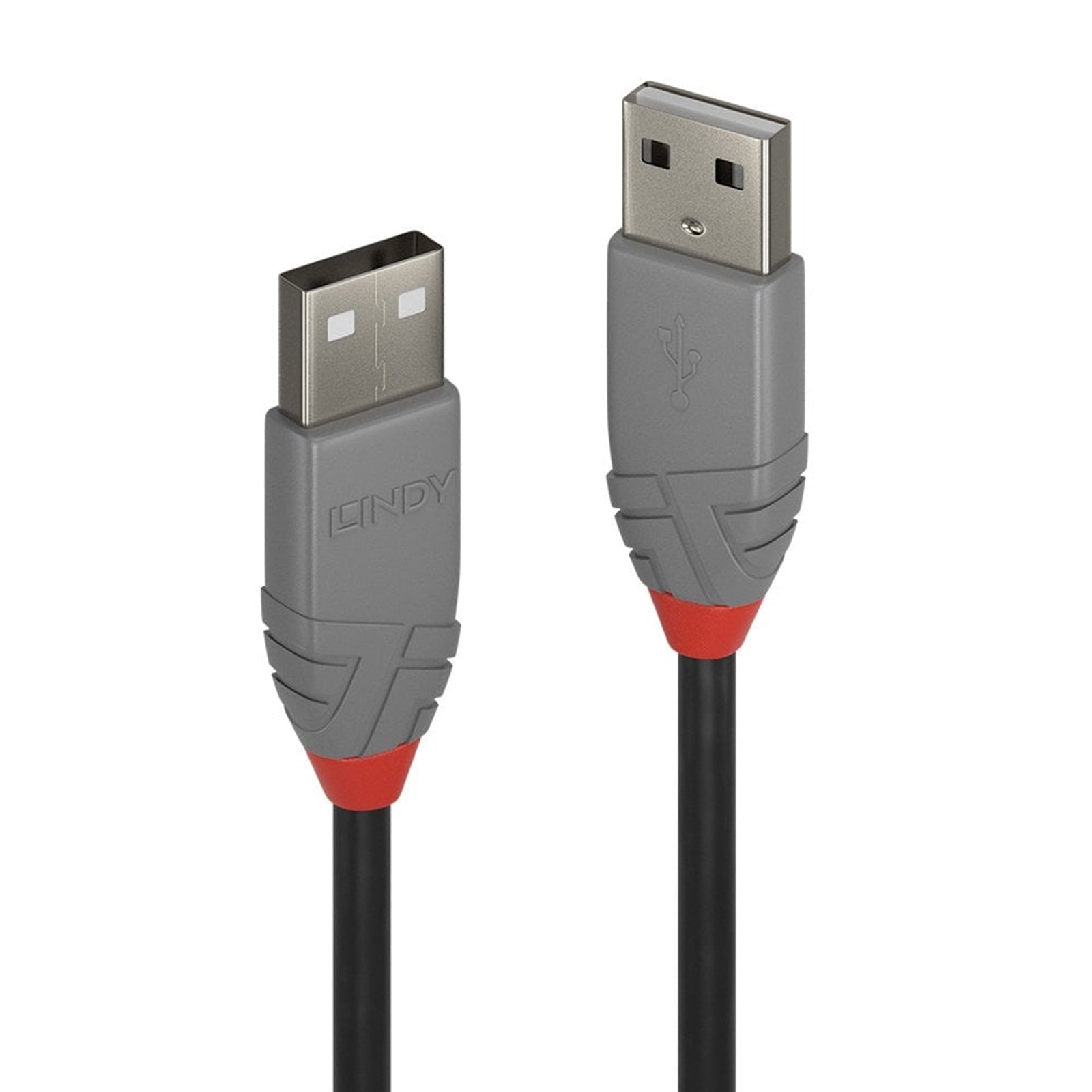 Lindy Anthra USB 2.0 A to A Cable 2m - Double Shielded Black