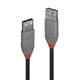Lindy 0.5m USB 2.0 Extension Cable - Shielded Gold Plated Black