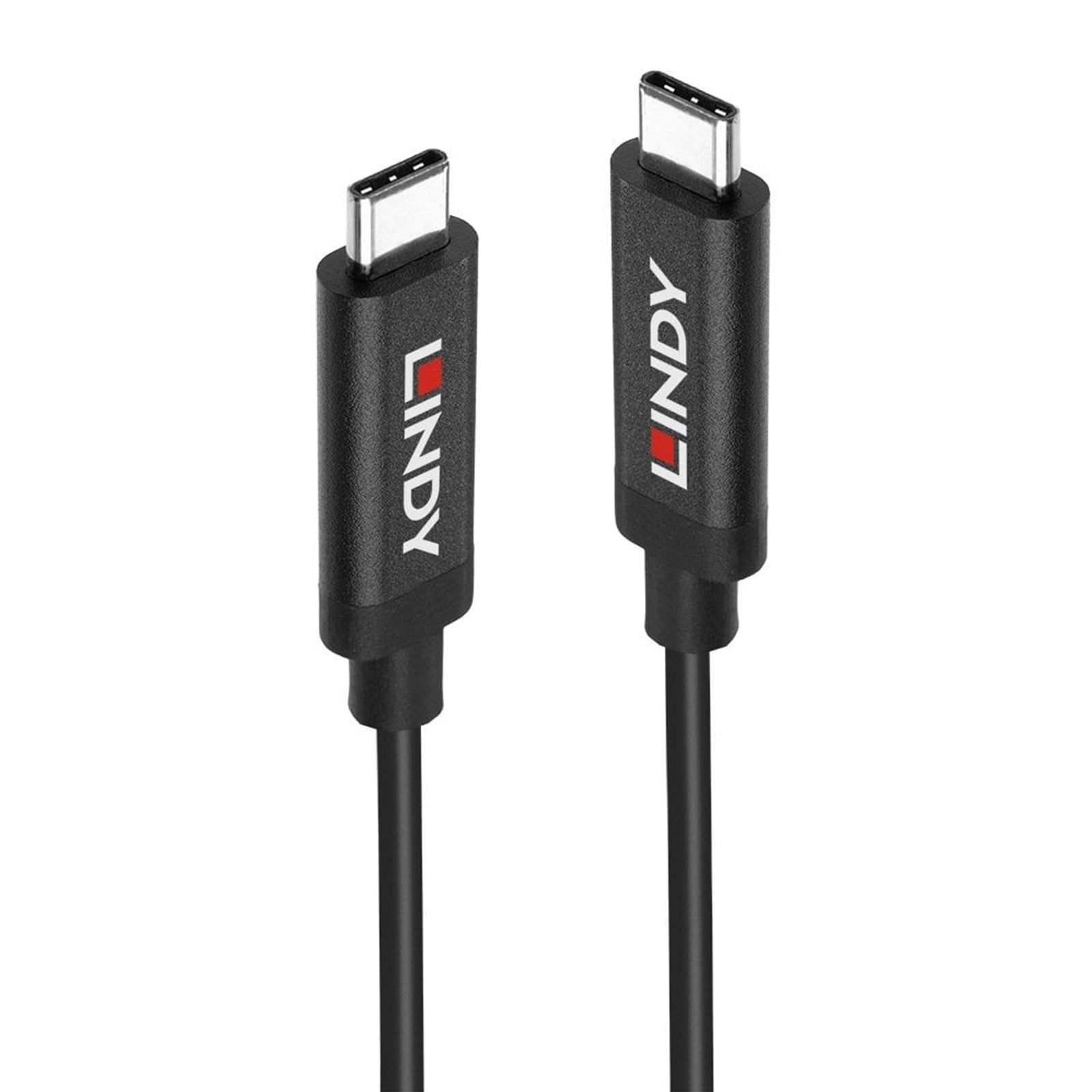 LINDY 5m Active USB-C 3.2 Cable 10Gbps 8K 60Hz 60W PD Black