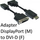 DisplayPort to DVI-D Adapter Male to Female 1080P Passive - Black