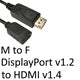 DisplayPort to HDMI Adapter Male to Female 1080P Passive 4.5cm Black