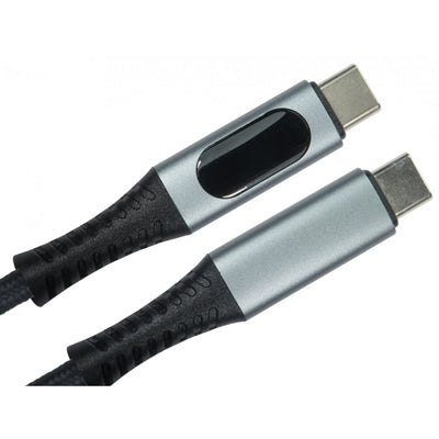 USB4 Cable 1m 40Gbps USB-C 240W Nylon Braided Aluminum Black