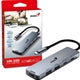 Genius 5-in-1 USB-C Hub - Aluminum, 100W PD, 4K HDMI, USB 3.0