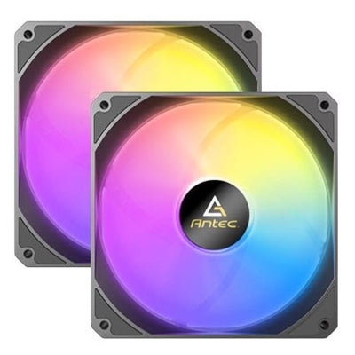 Antec P14 ARGB PWM 140mm Case Fan 2-Pack - Hydraulic Bearing, Black