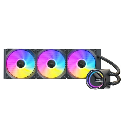 Antec Skeleton 360mm ARGB AIO Liquid CPU Cooler - Black, PWM
