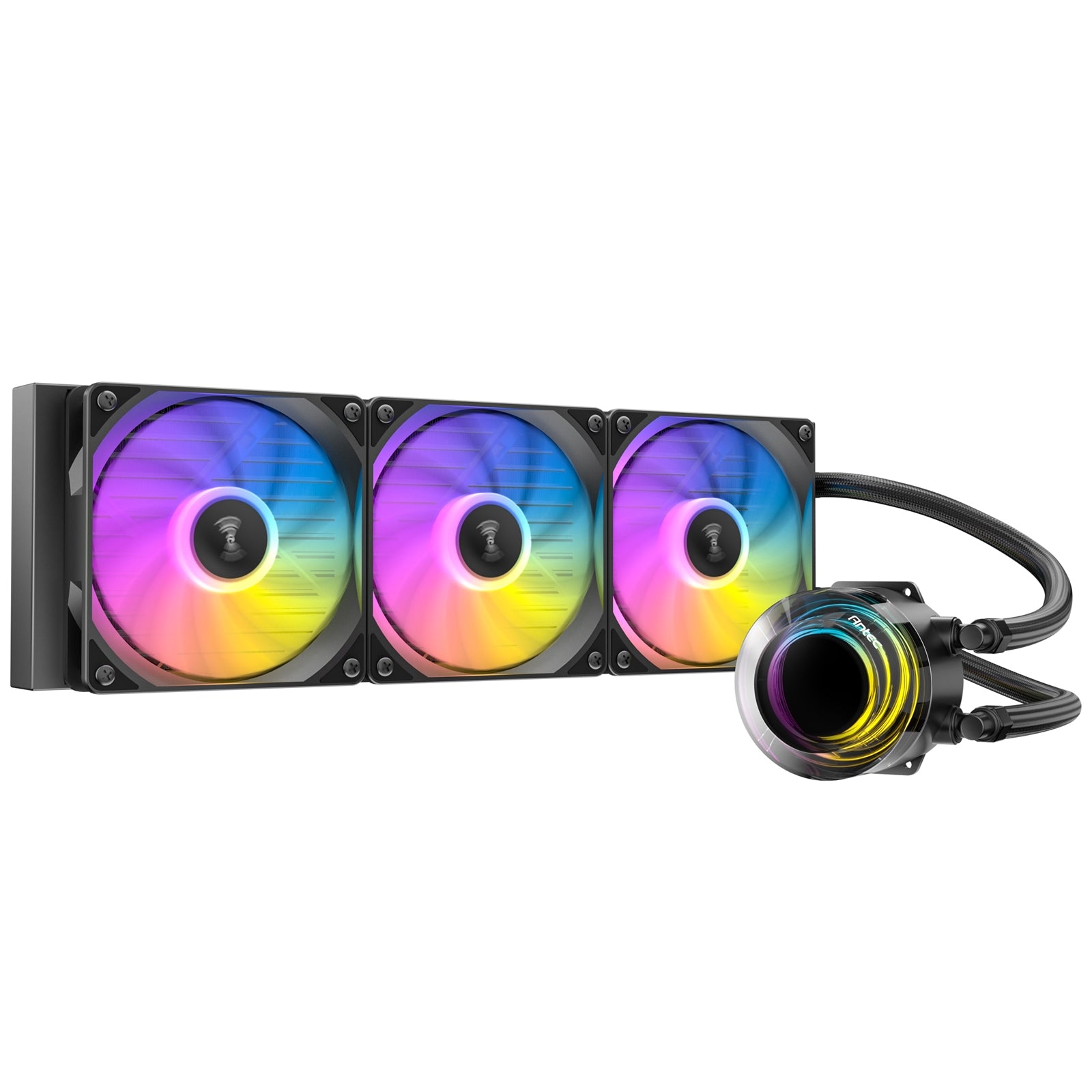 Antec Vortex Lum 360 ARGB AIO Liquid CPU Cooler - 360mm Black