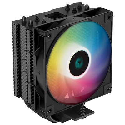 DeepCool AG400 ARGB V2 CPU Cooler - 4 Copper Heat Pipes, 120mm PWM