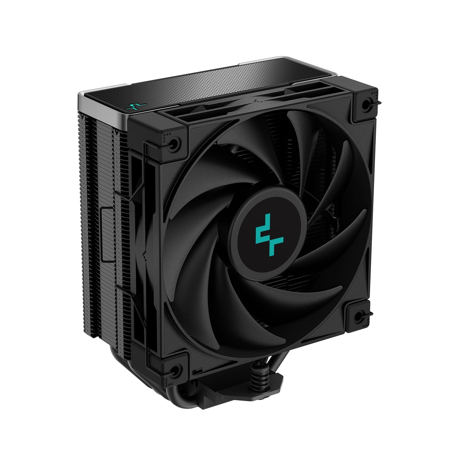 DeepCool AK400 Zero Dark CPU Cooler - All Black, 4 Heatpipe, 120mm