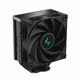 DeepCool AK400 Zero Dark CPU Cooler - All Black, 4 Heatpipe, 120mm