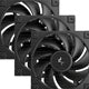 DeepCool FD12 120mm PWM Case Fan 3-Pack - Hydro Bearing, Black