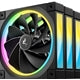 DeepCool FL12 120mm ARGB PWM Fan 3-Pack Black 2150 RPM