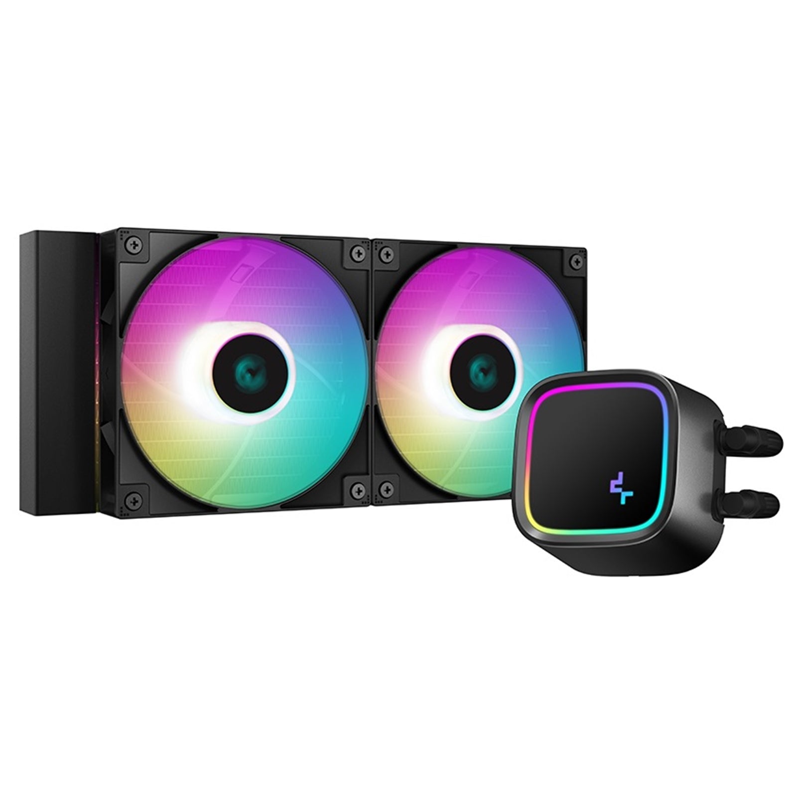 Deepcool LE520 240mm AIO Liquid CPU Cooler - ARGB Aluminum Black