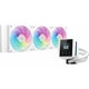 DeepCool Mystique 360 White ARGB LCD CPU Cooler - 360mm Radiator