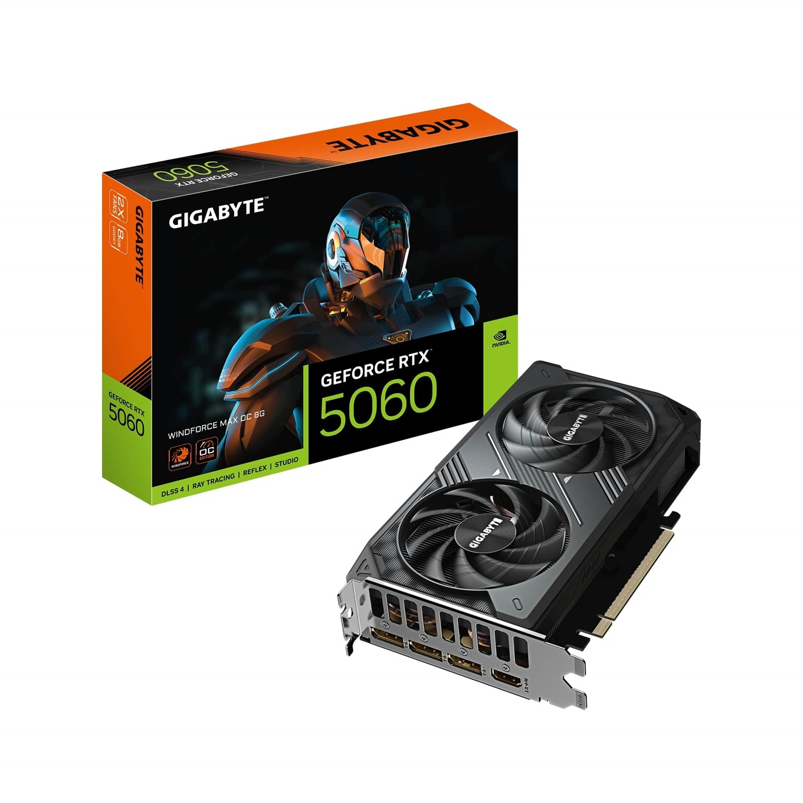 Gigabyte RTX 5060 WINDFORCE MAX OC 8GB GDDR7 Graphics Card