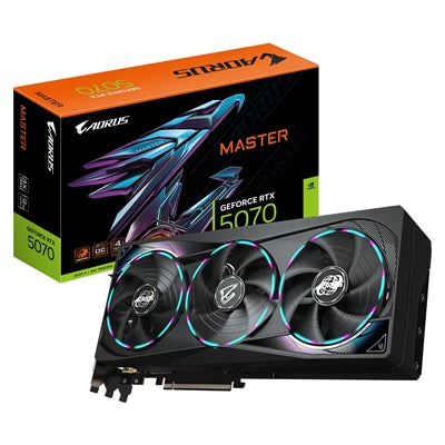 Gigabyte RTX 5070 AORUS MASTER 12GB GDDR7 Graphics Card OC