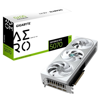 Gigabyte RTX 5070 AERO OC 12GB GDDR7 White Gaming GPU