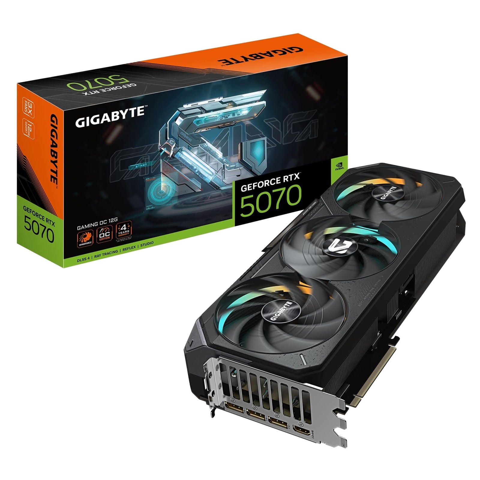 Gigabyte RTX 5070 Ti GAMING OC 16GB GDDR7 - Factory Overclocked