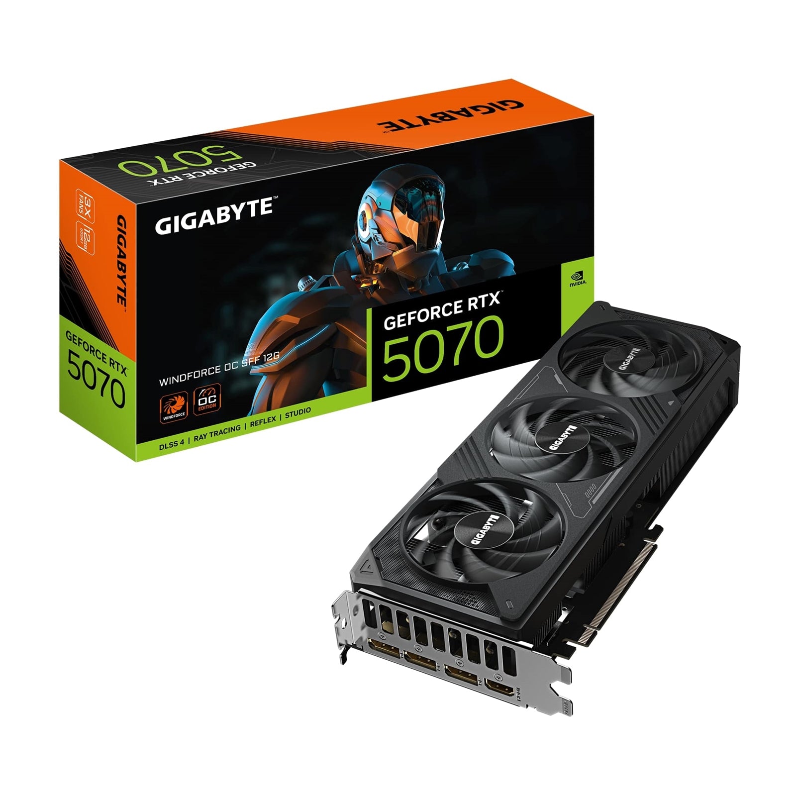 Gigabyte RTX 5070 WINDFORCE OC SFF 12GB GDDR7 Graphics Card