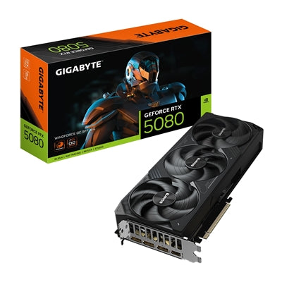 Gigabyte RTX 5080 WINDFORCE OC SFF 16GB GDDR7 304mm Compact GPU