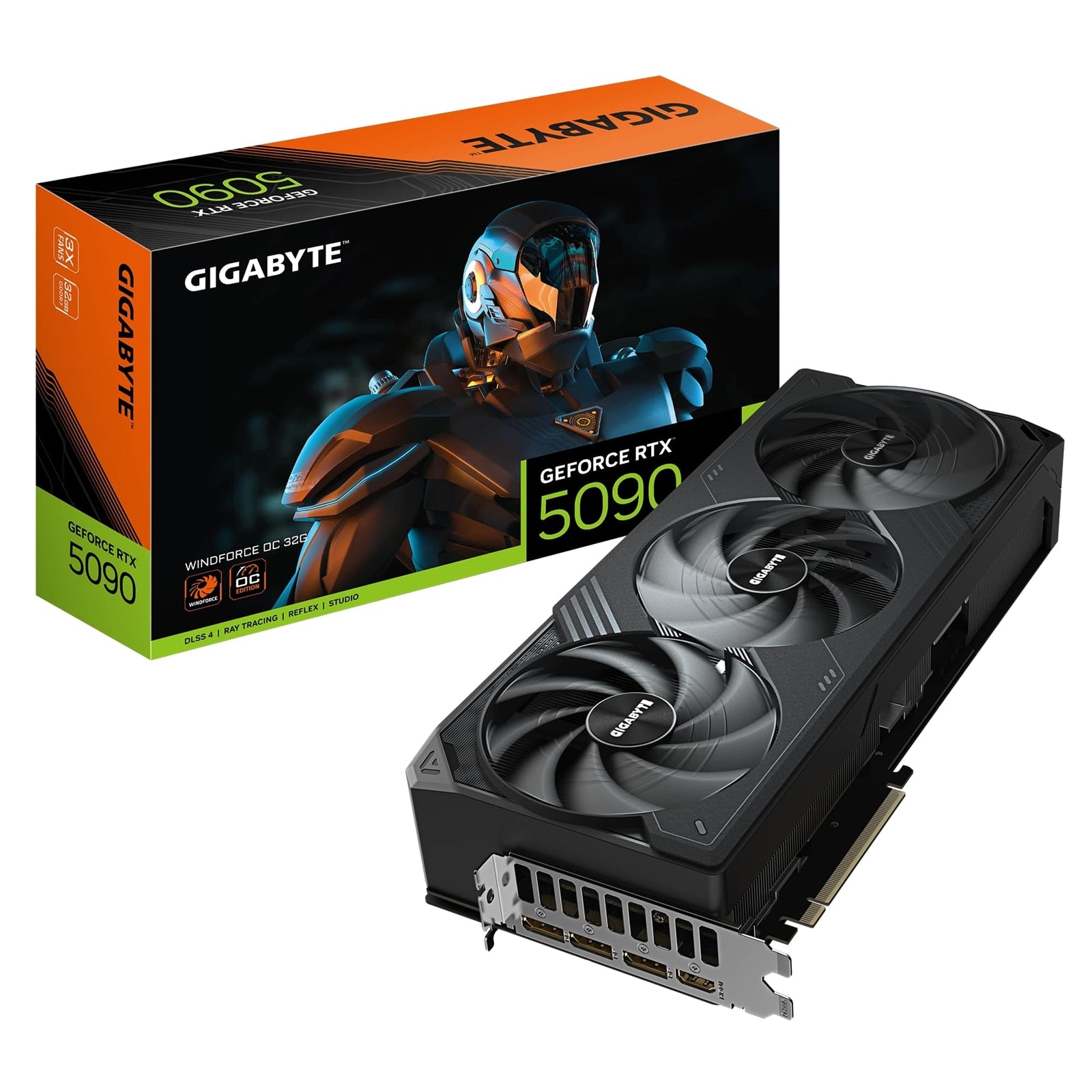 Gigabyte RTX 5090 WINDFORCE OC 32GB GDDR7 Graphics Card