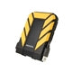 Yellow ADATA HD710 Pro 1TB rugged external hard drive with IP68 waterproof protection.