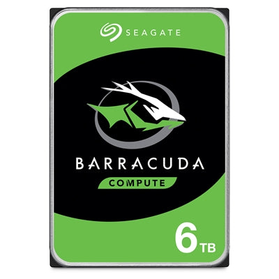 Seagate BarraCuda 6TB HDD 7200RPM SATA III 256MB Cache 3.5
