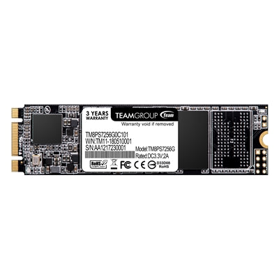 Team MS30 256GB M.2 2280 SATA III SSD - 550MB/s Read Speed