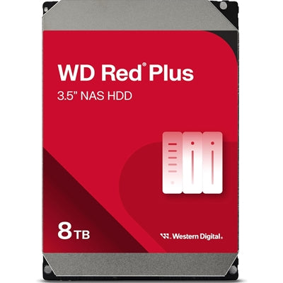 WD Red Plus 8TB NAS Hard Drive - 3.5