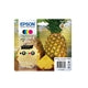 Epson 604 Genuine Ink Cartridges 4-Pack CMYK Pineapple Original